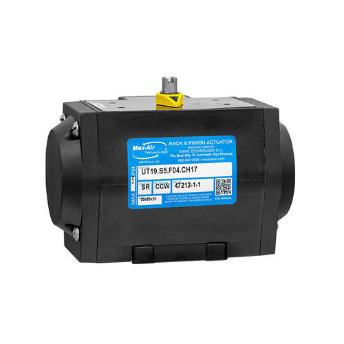 Actuador para válvula neumático - UT series - Max-Air Technology - 90° / de piñón cremallera / de doble efecto