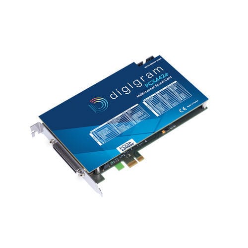 Tarjeta de sonido PCI Express - PCX442E - DIGIGRAM - multicanal / extraplana