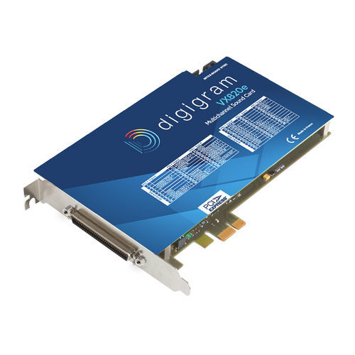 Tarjeta de sonido PCI Express - VX820E - DIGIGRAM - extraplana / multicanal