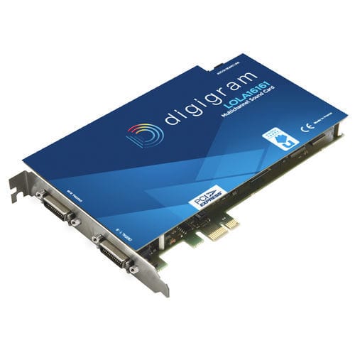 Tarjeta de sonido PCI Express - LOLA16161 - DIGIGRAM - multicanal / extraplana