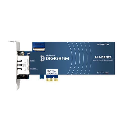 Tarjeta de sonido PCI Express - ALP-DANTE - DIGIGRAM - extraplana