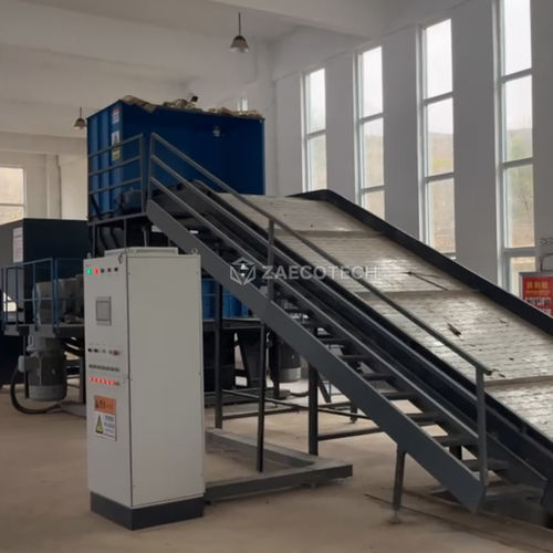 Destrozador de 2 ejes - Pre - ZhengZhou ZA ECOTECH Co.,Ltd - para residuos médicos / de metal / para residuos de la industria electrónica