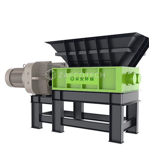 Destrozador primario - Food/Vegetable Waste - ZhengZhou ZA ECOTECH Co.,Ltd - de 2 ejes / para residuos alimentarios / de alto par