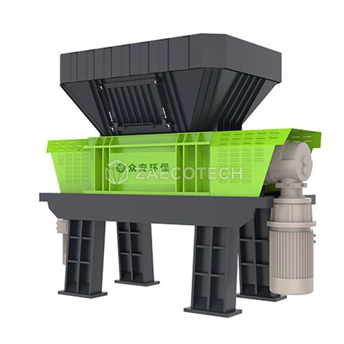 Destrozador primario - Metal/Aluminum - ZhengZhou ZA ECOTECH Co.,Ltd - de 2 ejes / de residuos industriales / para coches