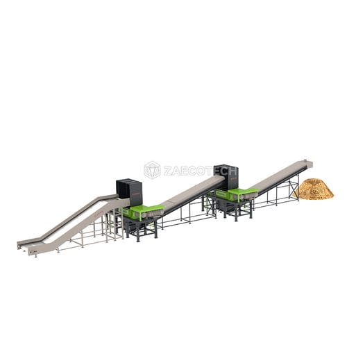 Estación de tratamiento de residuos para biomasa - Alternative fuels/Biogas - ZhengZhou ZA ECOTECH Co.,Ltd - automatizada / con separadores / con trituradora