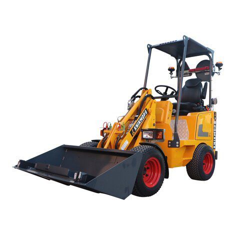 Cargadora de ruedas - Knikmops KM 90 - Gebroders geens - articulada / compacta / para obra
