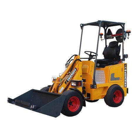Cargadora de ruedas - Knikmops KM 100 - Gebroders geens - articulada / compacta / para obra