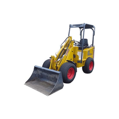 Cargadora de ruedas - Knikmops KM 120 H - Gebroders geens - articulada / compacta / para almacén