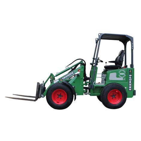 Cargadora de ruedas - Knikmops KM 140 E - Gebroders geens - articulada