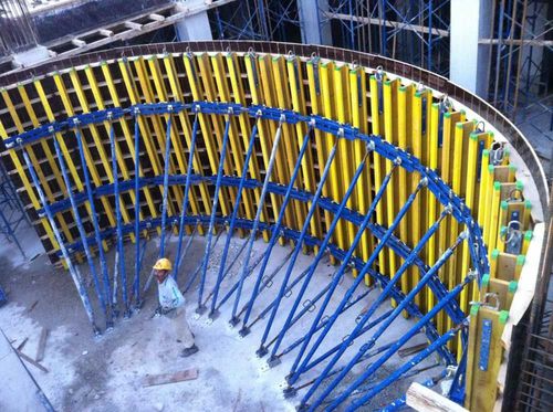 Encofrado de trepa - ASYAPI scaffolding - circular / de tabiques / de cajas