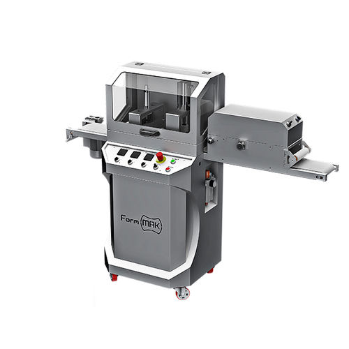 Línea de producción de cookies con dispositivo de corte - FormMak - TMAK Food Machinery INC. - alta capacidad