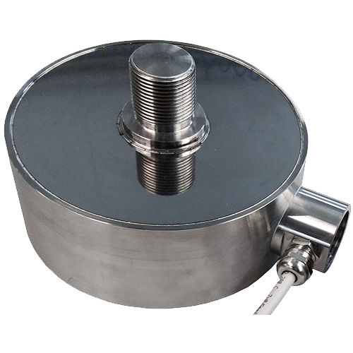Celda de carga de compresión - KAF-U - AST - Angewandte System Technik GmbH - de tipo botón / para máquina de ensayos / de acero inoxidable