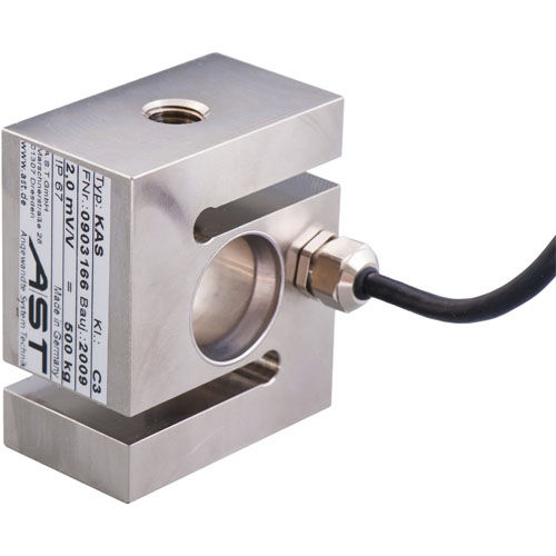 Celda de carga en S - KAS - AST - Angewandte System Technik GmbH - para tolva / OIML / de acero inoxidable