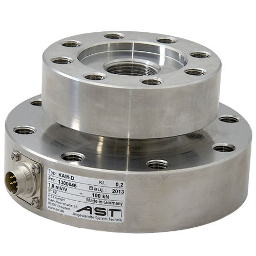 Celda de carga de tracción - KAM-D - AST - Angewandte System Technik GmbH - de tipo botón / para calibración / para máquina de ensayos