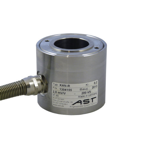 Transductor de fuerza de compresión - KAN-R - AST - Angewandte System Technik GmbH - de anillo / para grúas / de acero inoxidable