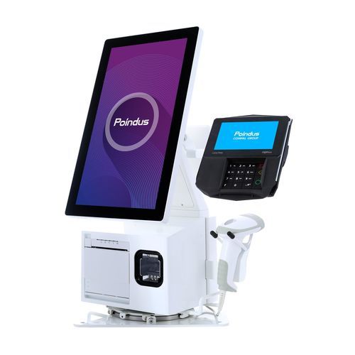 Terminal con tecnología capacitiva proyectada - VariKIOSK 217 - Poindus - de kiosco / 1920 x 1080 / Intel® Core i5-1235U