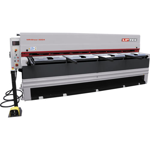 Cizalla mecánica - MR Series - UPTEC MACHINERY - para chapa / motorizada
