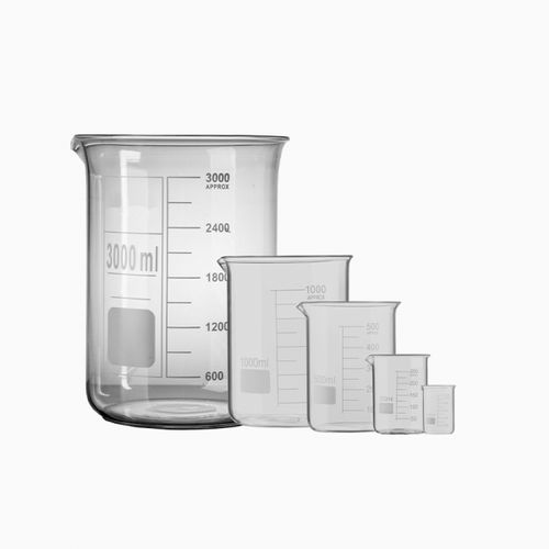 Vaso de precipitados graduado - PRS-GGBGB series - Parsros Makine ve Laboratuvar Test Cih. İml. İth. İhr. San. ve Dıs. Tic. Ltd.Sti. - de vidrio