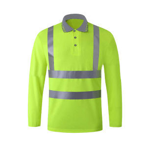 Polo de alta visibilidad - Hefei HaoXin Protective Technology Co., Ltd. - de trabajo / de poliéster / de tejido