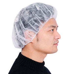 Gorro desechable para el sector médico - Hefei HaoXin Protective Technology Co., Ltd. - para la industria agroalimentaria / de laboratorio