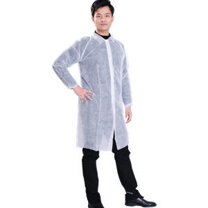 Bata de trabajo - Hefei HaoXin Protective Technology Co., Ltd. - de protección química / impermeable / de polipropileno