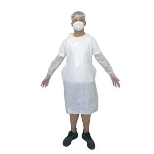 Delantal desechable - Hefei HaoXin Protective Technology Co., Ltd. - de trabajo / de polietileno / para el sector médico
