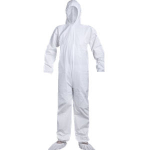 Traje de tejido SMS - Hefei HaoXin Protective Technology Co., Ltd. - de trabajo / impermeable / de polipropileno