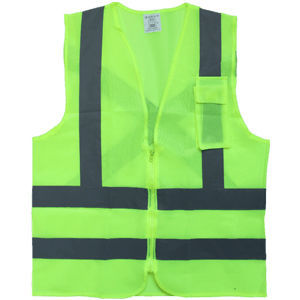 Chaleco de trabajo - Hefei HaoXin Protective Technology Co., Ltd. - de alta visibilidad / resistente a la abrasión / para la construcción