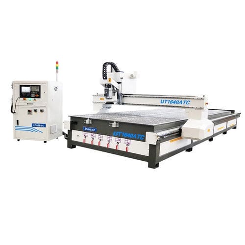 Máquina de corte láser - UT1640 - Nanjing Unitec Technology Co.,LTD - para textiles / para figuras de espuma / CNC