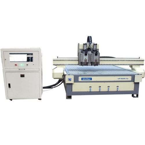 Recortadora CNC - UT1325-T2 - Nanjing Unitec Technology Co.,LTD - 3 ejes / con aspiración