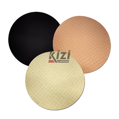 Disco de pulido de poliuretano - Dongguan Kizi Precision Lapping Mechanical Manufacture Co., Ltd - de tejido / de tejido no tejido / para la industria óptica