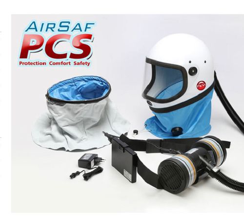 Casco para tareas de arenado - AIRSAF PCS - FeVi - con visera