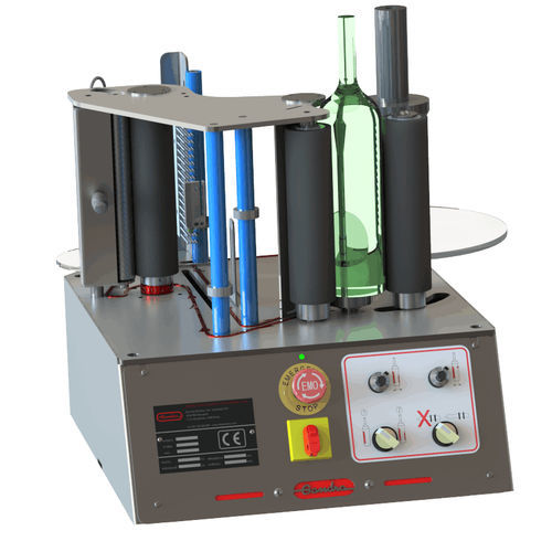 Etiquetadora semiautomática - ALFA - Gandra - para botellas / compacta
