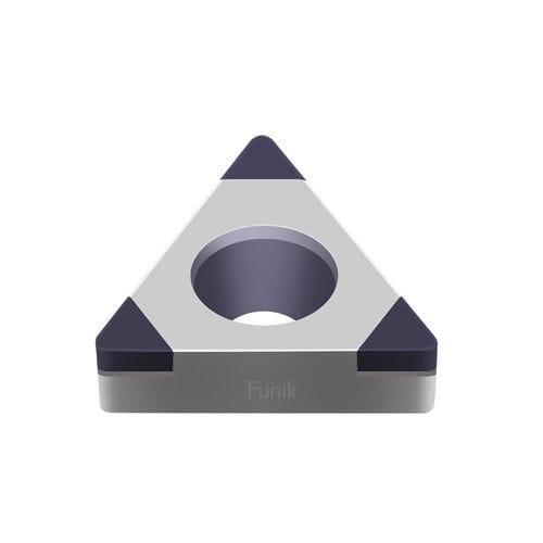 Plaquita de corte de acabado - TCGW - Funik Ultrahard Material Co., Ltd. - CBN / PCBN / para hierro fundido