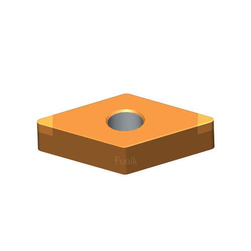 Plaquita de torneado CBN - DNGA1504 - Funik Ultrahard Material Co., Ltd. - para hierro fundido