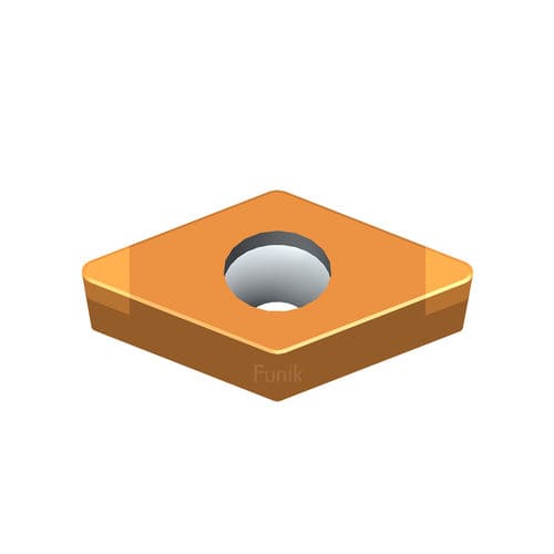 Plaquita de torneado CBN - DCGW0702 - Funik Ultrahard Material Co., Ltd. - para hierro fundido