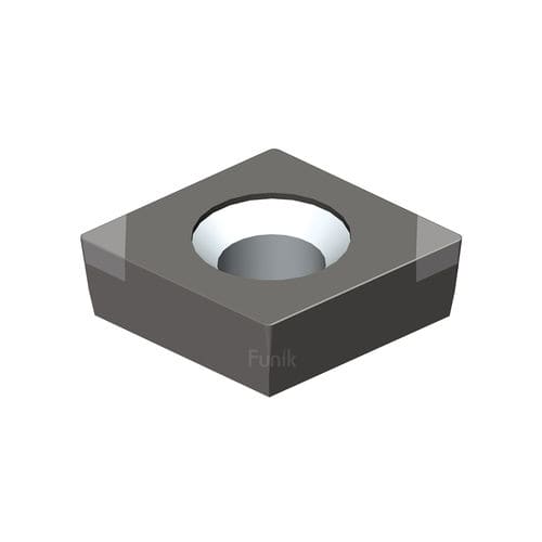 Plaquita de corte de torno - CCGW09T3 - Funik Ultrahard Material Co., Ltd. - CBN / PCBN / para hierro fundido
