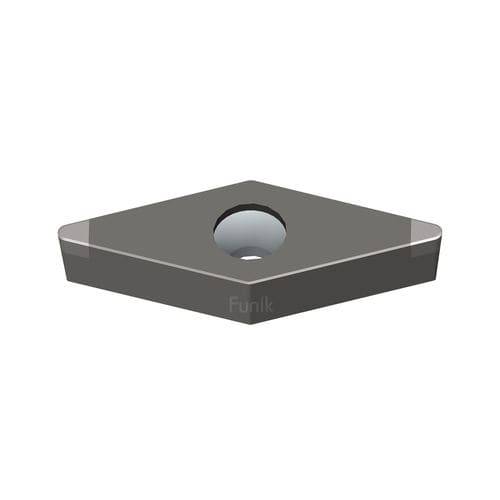 Plaquita de corte intercambiable para mecanizado - VCGW1604 - Funik Ultrahard Material Co., Ltd. - de torno / de acabado / CBN