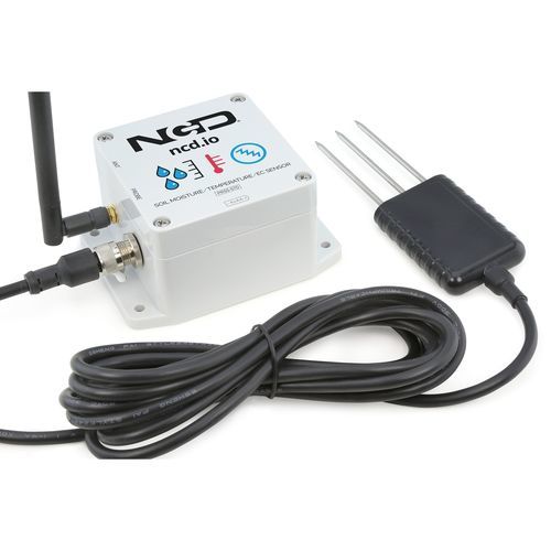 Sensor de conductividad de suelo - PR55-57D - National Control Devices - sin cable / IoT / con medida de temperatura