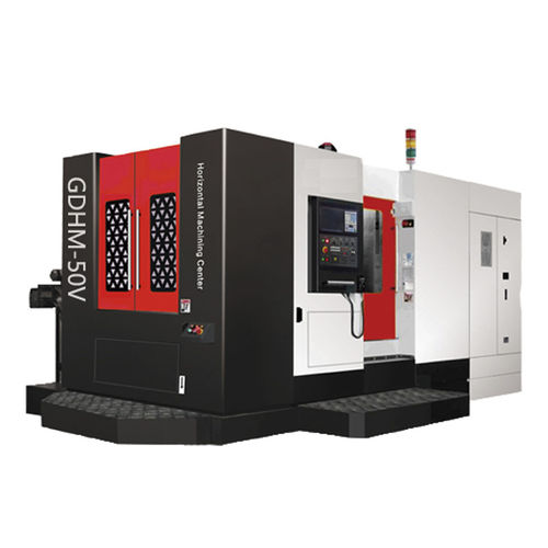 Centro de mecanizado CNC horizontal - GDHM-50VNC - Dongguan Gooda Machinery Manufacturing Co., Ltd. - 3 ejes / para acero / con plato divisor