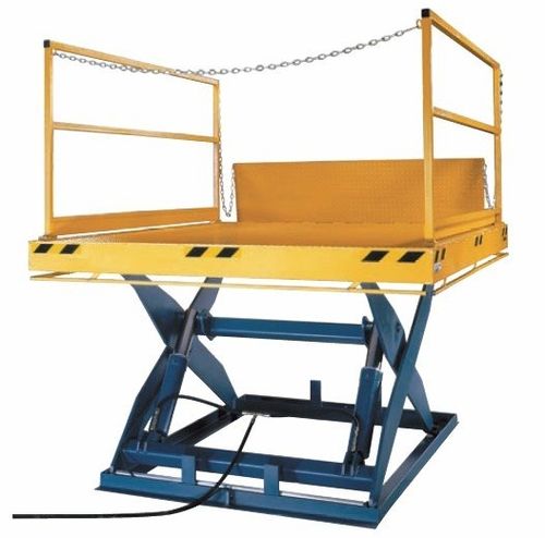 Mesa elevadora de tijera - DOCK-LIFT™ series - Nordock Inc. - hidráulica / estacionaria / de muelle de carga