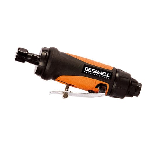Amoladora neumática - BW-514F - Taizhou Beswell Machinery Co., Ltd. - recta / escape trasero / compacta