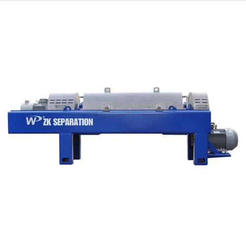 Decantador para la industria - EP-LW580 x 2400E - ZK SEPARATION - para aguas residuales / para deshidratación de lodos / centrífugo