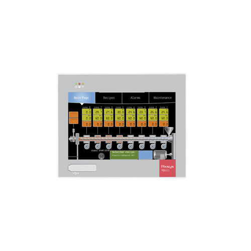 HMI con pantalla táctil resistiva - TD820 - Pixsys - empotrable / 1280 x 800 / ARM Cortex-A8