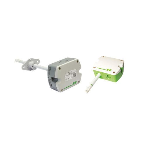 Sensor de temperatura y de humedad relativa - EE210 - Pixsys - montaje en pared / 4-20 mA / para HVAC