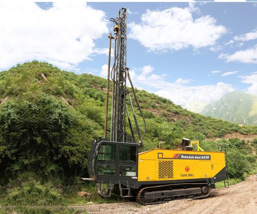 Perforadora para agujeros de dinamitado - TAIYE-D8-DTH - Xuanhua Taiye Drilling Machinery Co.,LTD - con orugas / rotativa / DTH
