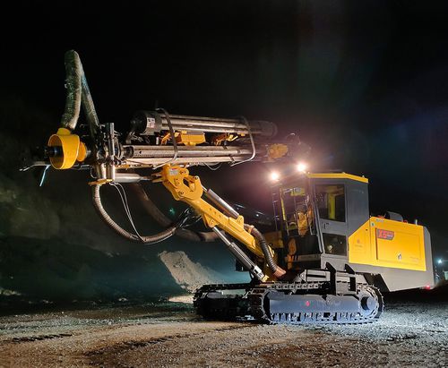 Perforadora rotativa - TAIYE-X5-DTH - Xuanhua Taiye Drilling Machinery Co.,LTD - DTH / hidráulica / automática