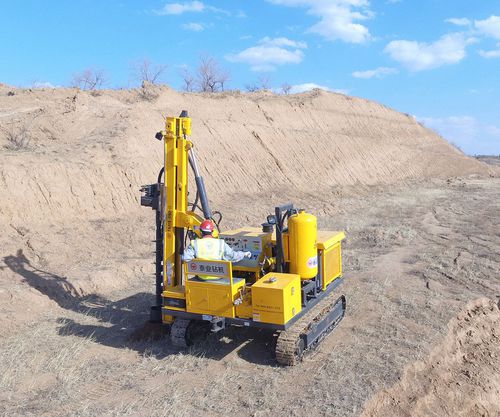Perforadora rotativa - TAIYE-D50-DTH - Xuanhua Taiye Drilling Machinery Co.,LTD - hidráulica / para obra de construcción / para aplicaciones fotovoltaicas