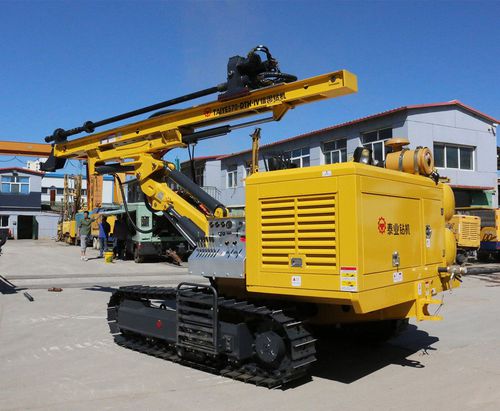 Perforadora con orugas - TAIYE-370A-DTH - Xuanhua Taiye Drilling Machinery Co.,LTD - rotativa / DTH / hidráulica