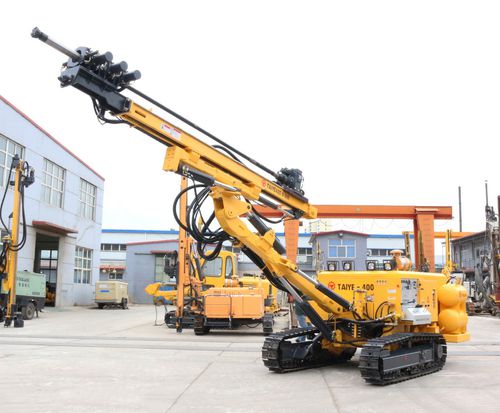 Perforadora multifunción - TAIYE400 - Xuanhua Taiye Drilling Machinery Co.,LTD - con orugas / rotativa / hidráulica
